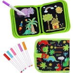 Livre de coloriage effacable pour enfant enfant doodle planches(10 pages) bloc de dessi jouets double ...