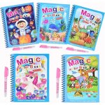 Livre de dessin magique - gh - a5 - réutilisable - Éducatif - 5 pièces Livre de dessin magique - gh - a5 - réutilisable - Éducatif - 5 pièces