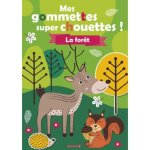 Livre de gommettes - la fort - animaux mignons - activit pour enfants