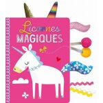 Livre interactif - licornes magiques - veil tactile - 6 licornes - matires  toucher - pour tout - ...