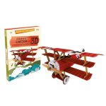 Livre - jeu grand format lavion 3d de sassi - maquette dtaille dun avion rouge pour enfants  partir ...