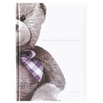 Livre de naissance - barbacado - mon journal de naissance - ourson - beige - mixte