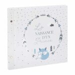 Livre de naissance - web2o - 48 pages - bleu - 271x17x241 cm - carton - papier - polypropyl�ne