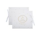 Livre dor carton 1er anniversaire 68p 22x19cm