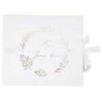Livre dor carton communion v�g�tal or 68p 22x19cm