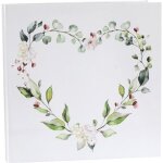 Livre dor - santex - v�g�tal - 24cm - blanc - mariage - mixte