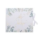 Livre dor oh baby eucalyptus m�tal et or 22 x 19 cm - vert