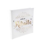 Livre dor - gnrique - vive la retraite - lgant - blanc - adulte - mixte