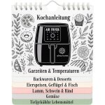 Livre de recettes magn�tique pour airfryer - zrse - 130 aliments - temps de cuisson et temp�ratures