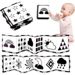 Livre sensoriel bebe livre noir et blanc b�b� nuage