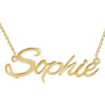 Liwi - collier prnom personnalis avec pendentif chane 14k or rose argent 925 cadeau maman anniversaire ...