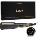 Lizze lisseur professionnel en titane ? pour cheveux boucl�s et cr�pus chauffe rapide jusqu?� 252 �c