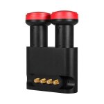 Lnb monobloc quad - megasat - diavolo - double tête - 4 sorties - 0, 1db Lnb monobloc quad - megasat - diavolo - double tête - 4 sorties - 0, 1db