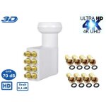 Lnb octo pl - 8 0. 1db high gain 60db !! tête parabole 8 sorties compatible full hd 4k tntsatcanal + ... Lnb octo pl - 8 0. 1db high gain 60db !! tête parabole 8 sorties compatible full hd 4k tntsatcanal + ...