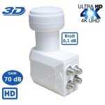 Lnb quad sr - 4088 0. 1db high gain 70 db !! - tête parabole universelle compatible full hd 4k tntsatcanal ... Lnb quad sr - 4088 0. 1db high gain 70 db !! - tête parabole universelle compatible full hd 4k tntsatcanal ...