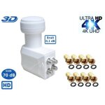 Lnb quad sr - 4088 0. 1db high gain 70 db !! - tête parabole universelle compatible full hd 4k tntsatcanal ... Lnb quad sr - 4088 0. 1db high gain 70 db !! - tête parabole universelle compatible full hd 4k tntsatcanal ...