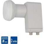 Lnb twin 2 double sorties independantes tete satellite hd astra hotbird Lnb twin 2 double sorties independantes tete satellite hd astra hotbird