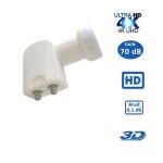 Lnb twin sr - 2088 0. 1db high gain 70 db !! - tête parabole universelle compatible full hd 4k tntsatcanal ... Lnb twin sr - 2088 0. 1db high gain 70 db !! - tête parabole universelle compatible full hd 4k tntsatcanal ...