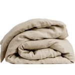 Lnt france - housse de couette 100% lin lav - linge de maison - housse de couette avec fermeture bouteille ...