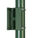 Locinox gche polyamide pour portillon de jardin pour profils ronds en ral 6005 skrz600560