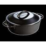 Lodge cocotte en fonte naturelle 19 litre tous feux dont four induction bbq made in usa sans pfas