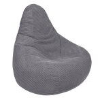 Fauteuil pouf de jeu pour le adultes - pouf poire à dossier haut en velours côtelé - pouf chaise pour ... Fauteuil pouf de jeu pour le adultes - pouf poire à dossier haut en velours côtelé - pouf chaise pour ...