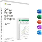 Logiciel - microsoft - office famille et entreprise 2019 - pc et mac - licence 1 utilisateur - tlchargement ...