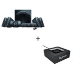 Logitech enceintes 5. 1 z906 + adaptateur audio bluetooth