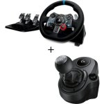 Logitech volant g29 + levier de vitesse driving force shifter - compatible ps5 - ps4 et pc