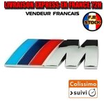 Logo bmw badge emblème m 3d adhésif autocollant sticker 9cm x 3cm neuf Logo bmw badge emblème m 3d adhésif autocollant sticker 9cm x 3cm neuf