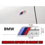 Logo bmw badge emblème m 3d chrome adhésif autocollant sticker 9cm x 3cm Logo bmw badge emblème m 3d chrome adhésif autocollant sticker 9cm x 3cm