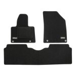 Logo tapis de sol noir velours sur mesure pour citroen c5 2008 - 2017 3pcs base antid�rapante tapis conducteur ...