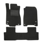 Tapis de sol - logo - honda crv - velours noir - 3 pièces - antidérapant et imperméable Tapis de sol - logo - honda crv - velours noir - 3 pièces - antidérapant et imperméable