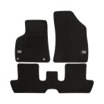 Tapis de sol - logo - peugeot 3008 - velours noir - 3 pièces - ajustement précis Tapis de sol - logo - peugeot 3008 - velours noir - 3 pièces - ajustement précis