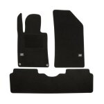 Logo tapis de sol noir velours sur mesure pour peugeot 508 2010 - 2018 3pcs base antid�rapante tapis ...