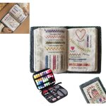Loisirs creatifs book ? le carnet de broderie adapt� � tous comprenant un assortiment de fils de coton ...
