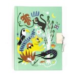 Journal intime avec cadenas - jungle - carnet priv 240 pages