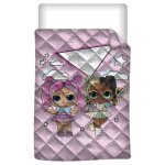 Couette imprim�e - l. o. l. surprise - 140x200 cm - polyester 300 g / m� - lavable en machine - lit 1 ...