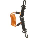 Longe de plong�e sous - marine avec clips corde r�tractable durable anti - perte lani�re enroul�e � ressort ...