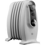 Radiateur � huile - delonghi - trns0505m - electrique - fluide caloporteur - blanc