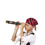 Longue vue de pirate noir 32 cm enfant - 232515 (taille unique) - noir - enfant