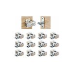 Loquet  double boule en laiton fermetures pour portes et tiroirs de cuisine et meuble (10 pices)