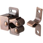 Loqueteau à double rouleau acier aspect bronze vintage loquet fermeture meuble porte placard étagère ... Loqueteau à double rouleau acier aspect bronze vintage loquet fermeture meuble porte placard étagère ...