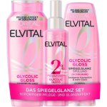 Lor�al paris elvital glycolic gloss kit de brillance miroir avec shampooing apr�s - shampoing et s�rum ...