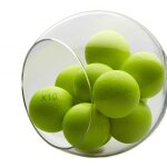 Lot de 10 balles de baby - foot en li�ge fluo jaune ren� pierre - professionnelles et de haute qualit� ...