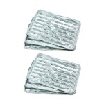 Lot de 10 barquettes en aluminium 34 x 23 cm fackelmann barbecue