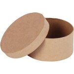 Lot de 10 botes rondes en carton  dcorer