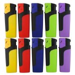 Lot de 10 briquets tempête électronique turbo zorr rubber serie Lot de 10 briquets tempête électronique turbo zorr rubber serie