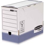 Bote  archive - fellowes - bankers box system - bleu - 150 mm - a4 / a4 +