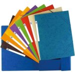 Chemise 3 rabats  lastique top file - elba - assorties - carton - (l)240 x (h)320 mm